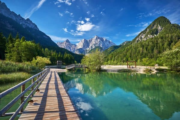 Lake Jasna in Kranjska Gora